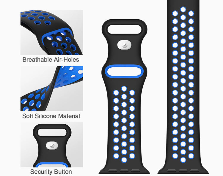 Signature Nike Apple Watch Silicone Sport Bands with Breathable Linings- for Selected Apple Watch 40mm Size - Super Savings Technologies Co.,LTD Signature Nike Apple Watch Silicone Sport Bands with Breathable Linings- for Selected Apple Watch 40mm Size - Super Savings Technologies Co.,LTD